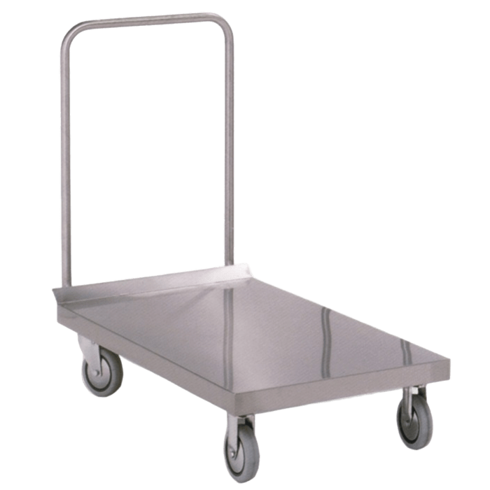 CARRELLI IN ACCIAIO 2 A PIANALE