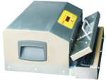Vacuum heat sealer with external aspiration